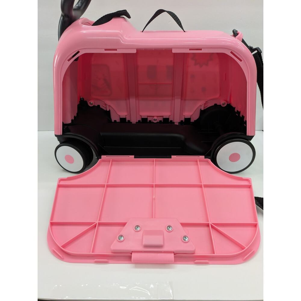 NEW Radio Flyer Happy Trav’ler Ice Cream Truck 3 in 1 Ride On Luggage PINK - Picture 7 of 8